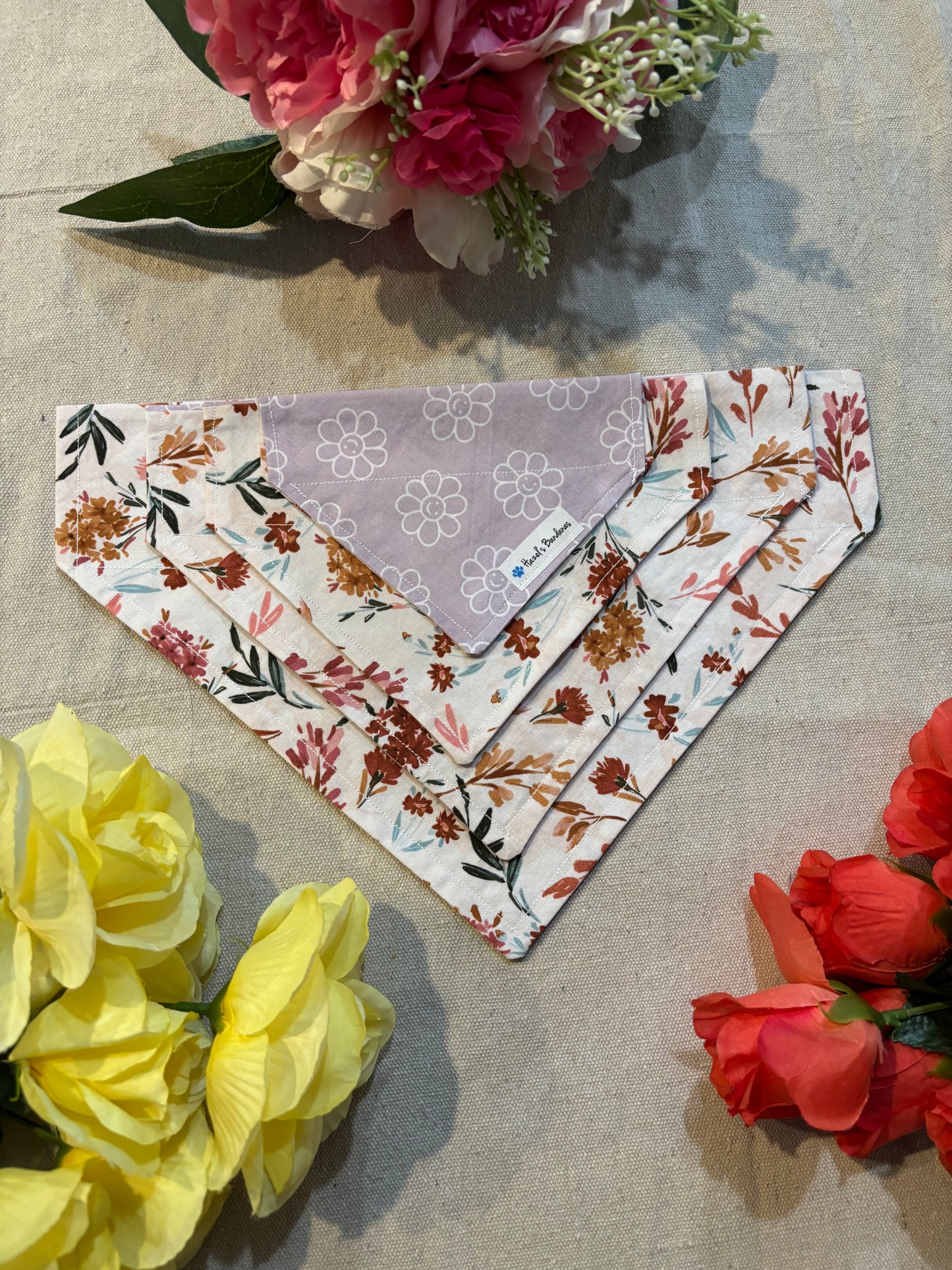 💐Happy Flowers Bandana☺️