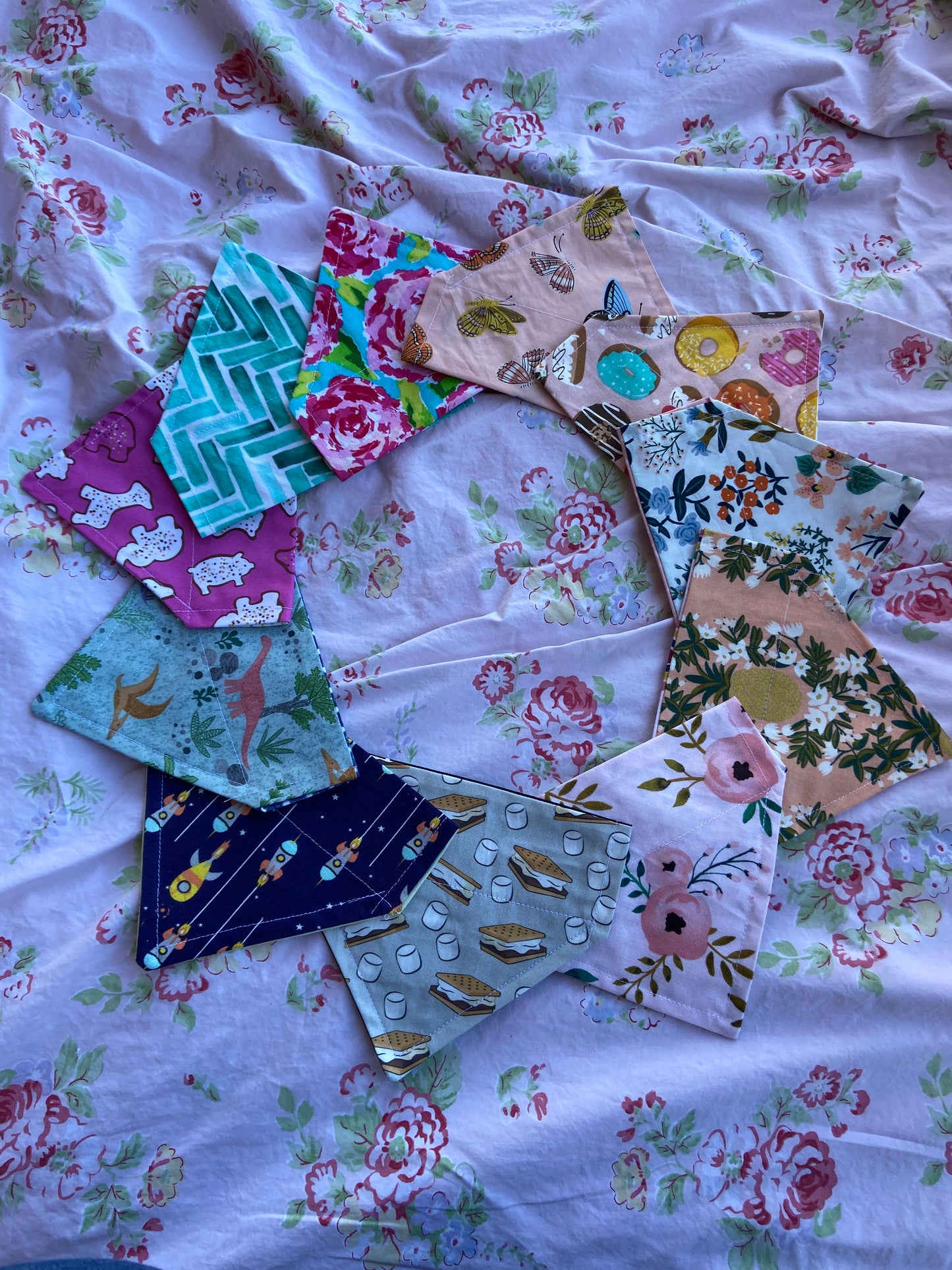 Small assorted bandanas