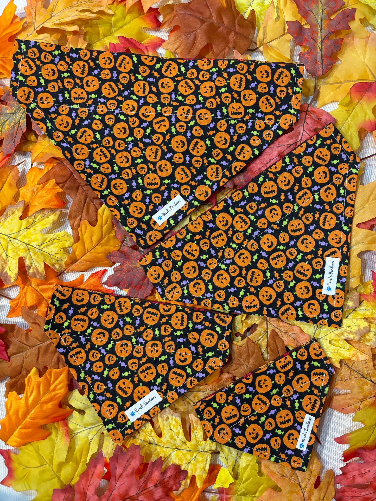 🎃Leafy Lantern Bandanas 🍁