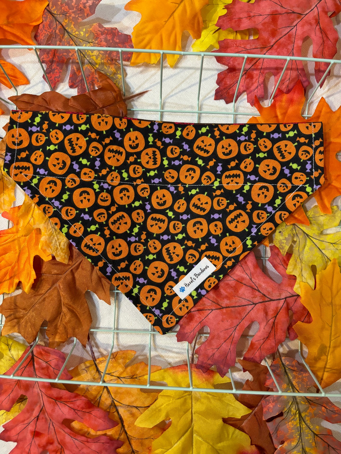 🎃Leafy Lantern Bandanas 🍁